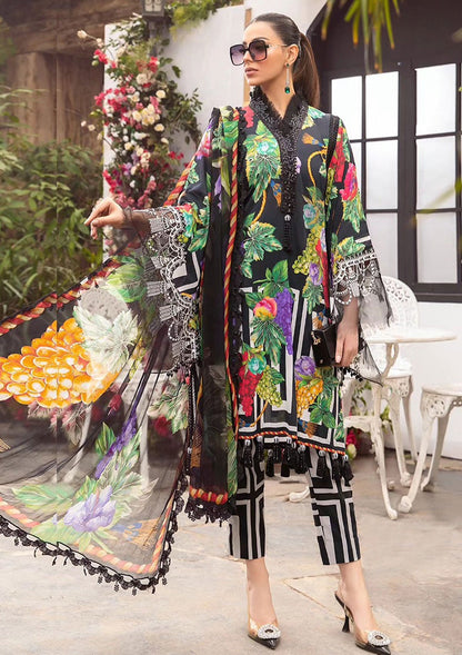 3pc Unstitched Digital Printed Lawn Suit